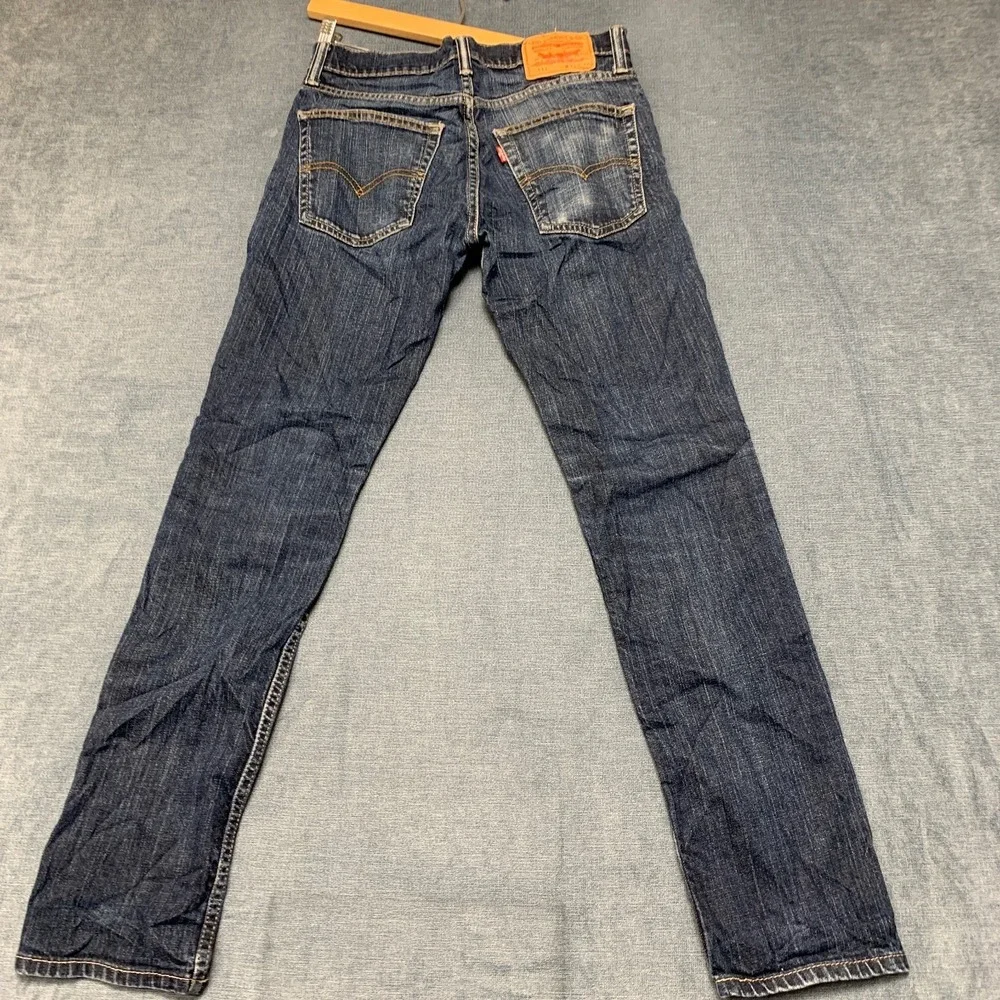 Levi's 511 Jeans Men's 31x32 Blue Denim Stretch Red Tab Streetwear Straight Leg